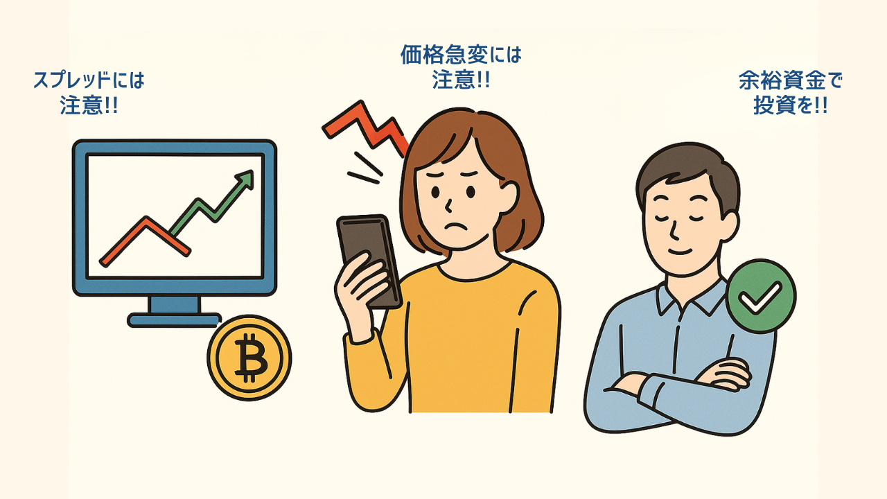 ビットコイン購入時の注意点
