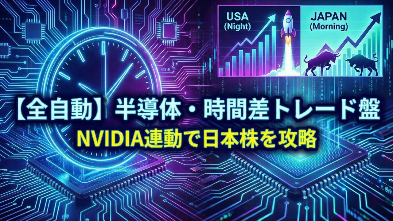 【全自動】半導体・時間差トレード盤
