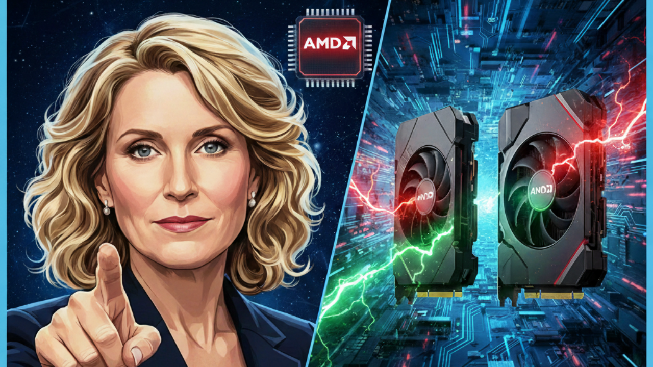 キャシー・ウッドの大予言:「今年はAMDがNvidiaに挑む年になる」